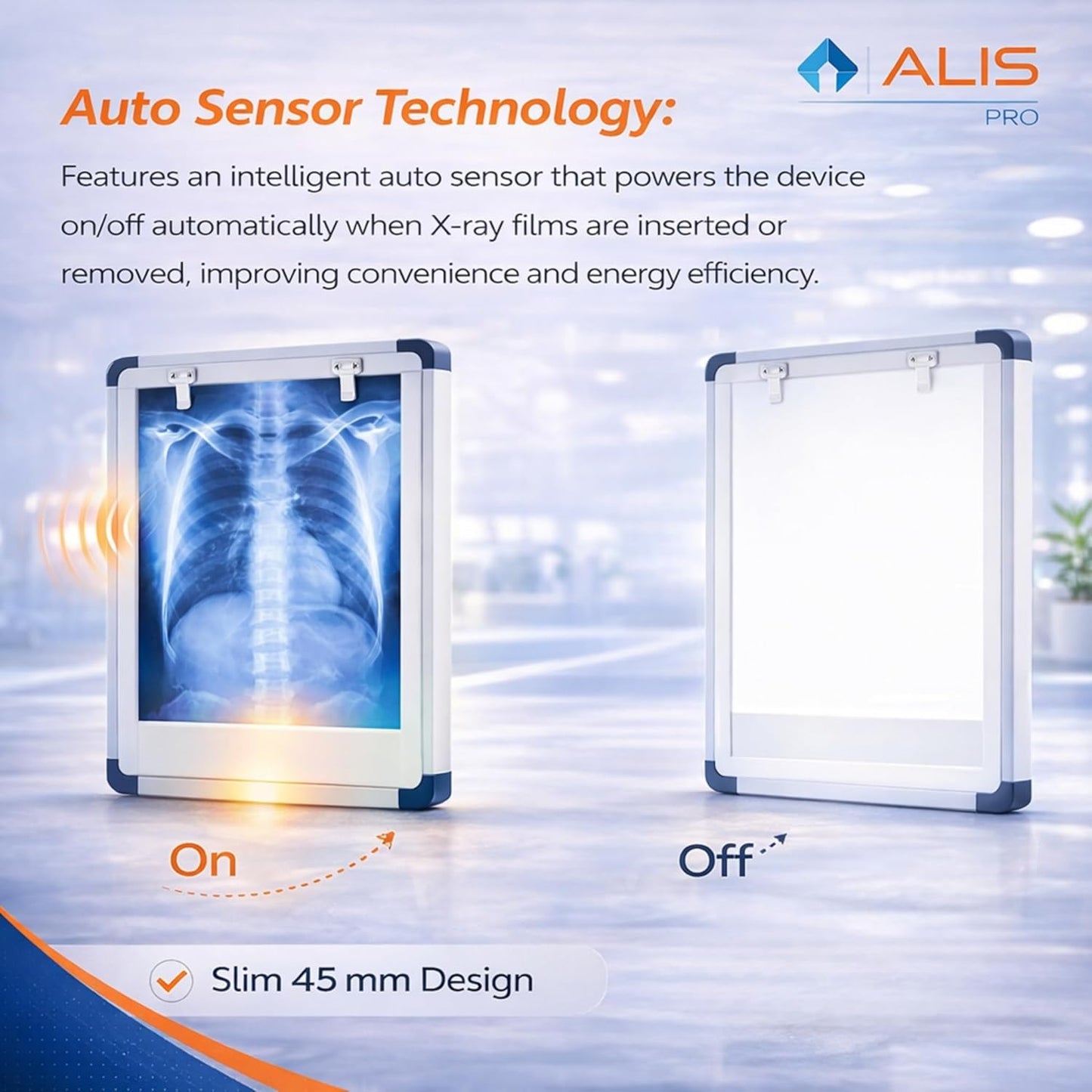 X Ray Viewer Single Film View Box with Dimmer